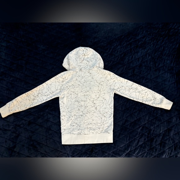 Red Dragon White Zip Up Women’s Hoodie - Picture 5 of 5